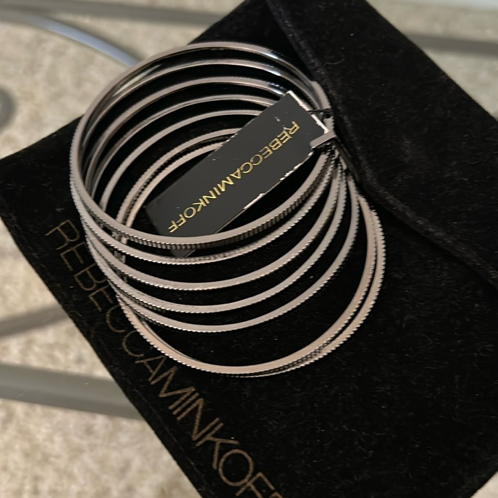 Rebecca Minkoff Bangles Set of 7 attached